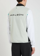 Malbon Performance Logo-print Shell Vest Silver