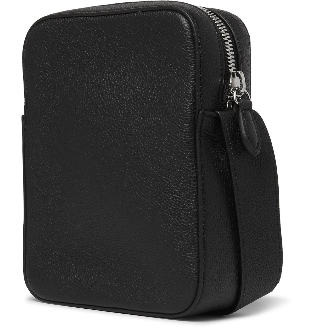 Mark Cross - Baker Full-Grain Leather Messenger Bag - Black