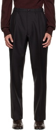 Maison Margiela Black Pleated Trousers