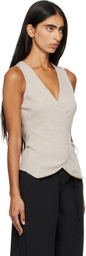 LISA YANG Beige Nayi Top