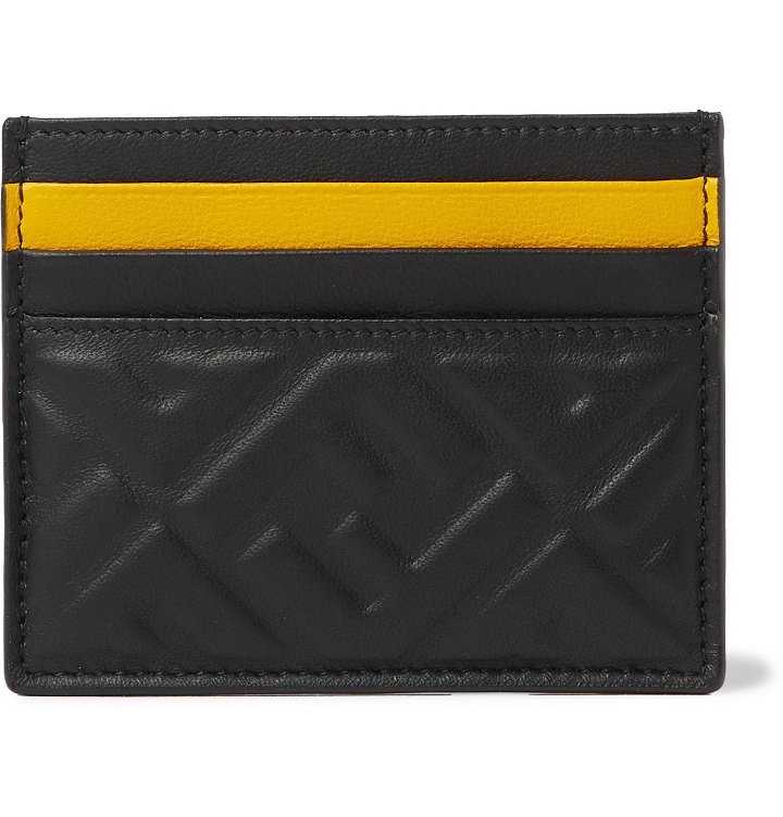 Photo: Fendi - Logo-Embossed Leather Cardholder - Black