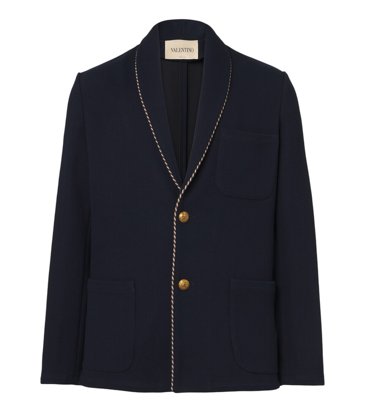 Photo: Valentino Cotton twill blazer