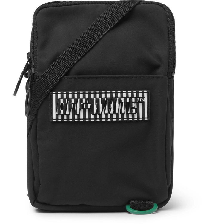 Photo: Off-White - Logo-Appliquéd Canvas Camera Bag - Men - Black