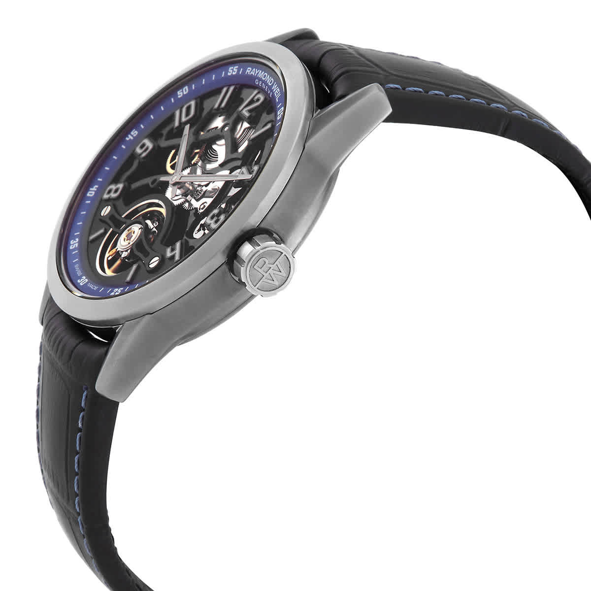 Raymond Weil Freelancer Automatic Blue Dial Mens Watch 2785-TIR-05500