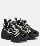 Noir Kei Ninomiya x Reebok embellished platform sneakers