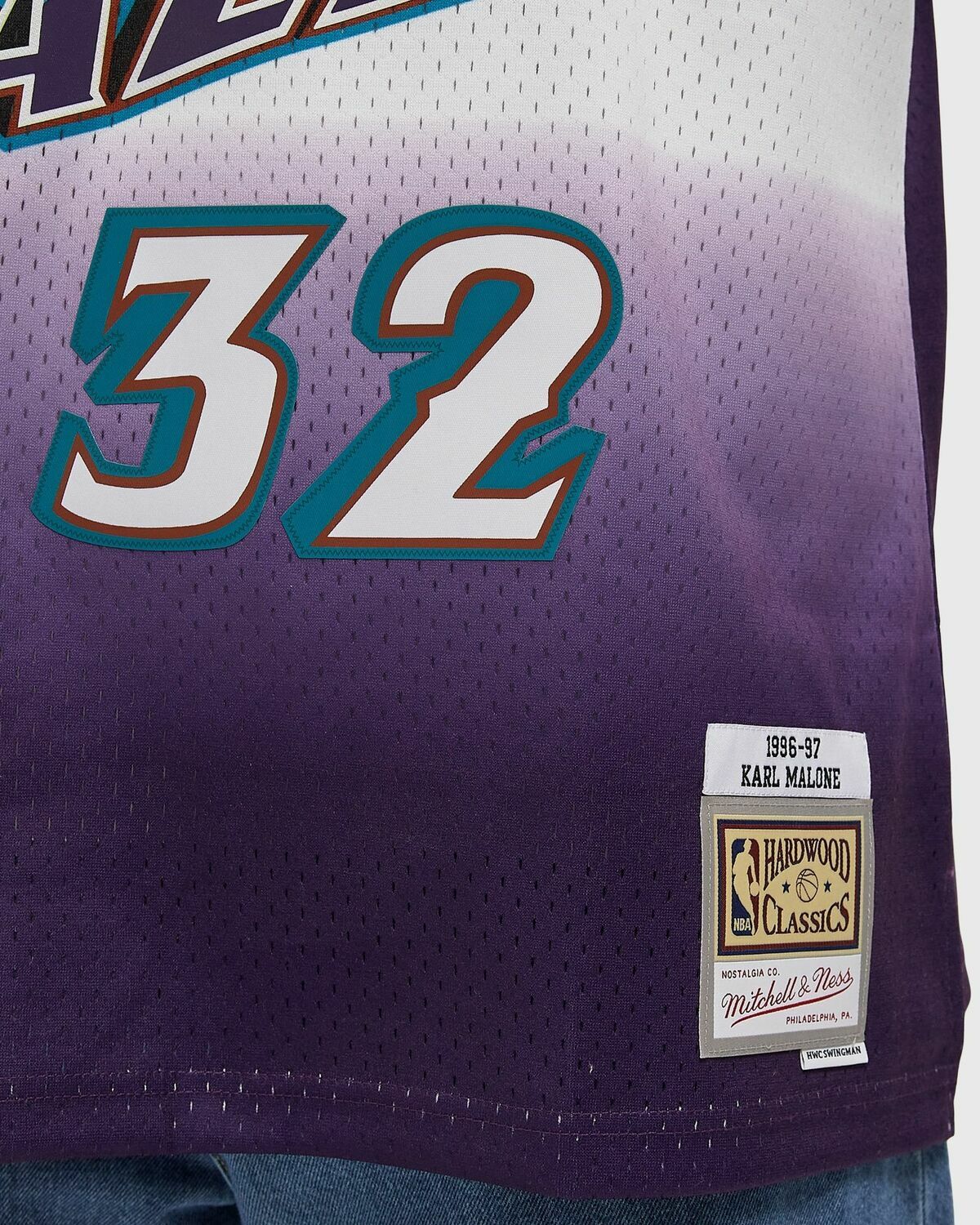 NBA SWINGMAN JERSEY UTAH JAZZ 1996-97 KARL MALONE #32