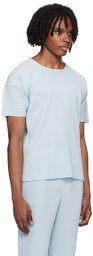 HOMME PLISSÉ ISSEY MIYAKE Blue Color Pleats T-Shirt