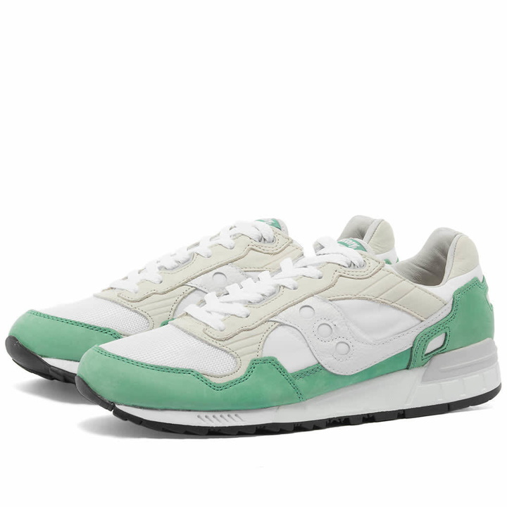 Photo: Saucony Men's Shadow 5000 Sneakers in White/Green