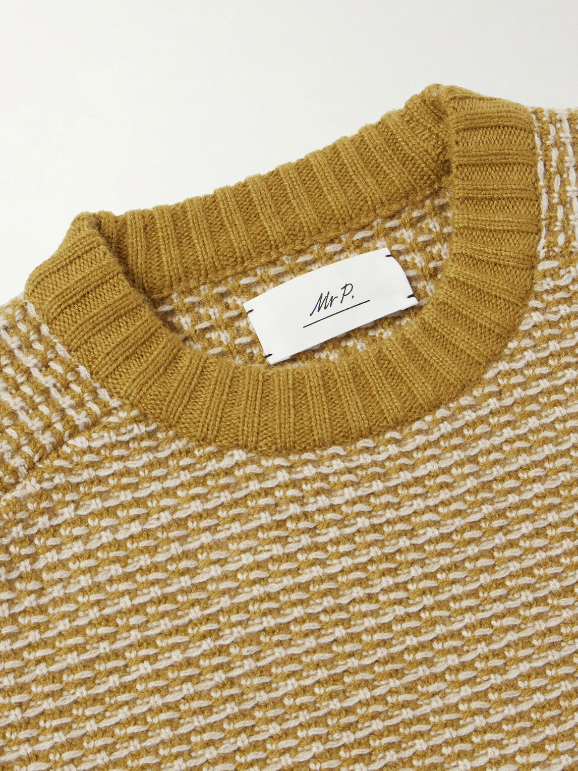 Mr P. - Wool and Cashmere-Blend Sweater - Neutrals
