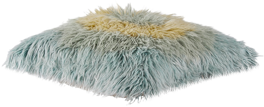 Mush Studios Blue & Yellow Dandi Cushion