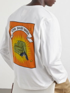 Kardo - Printed Cotton-Jersey T-Shirt - White