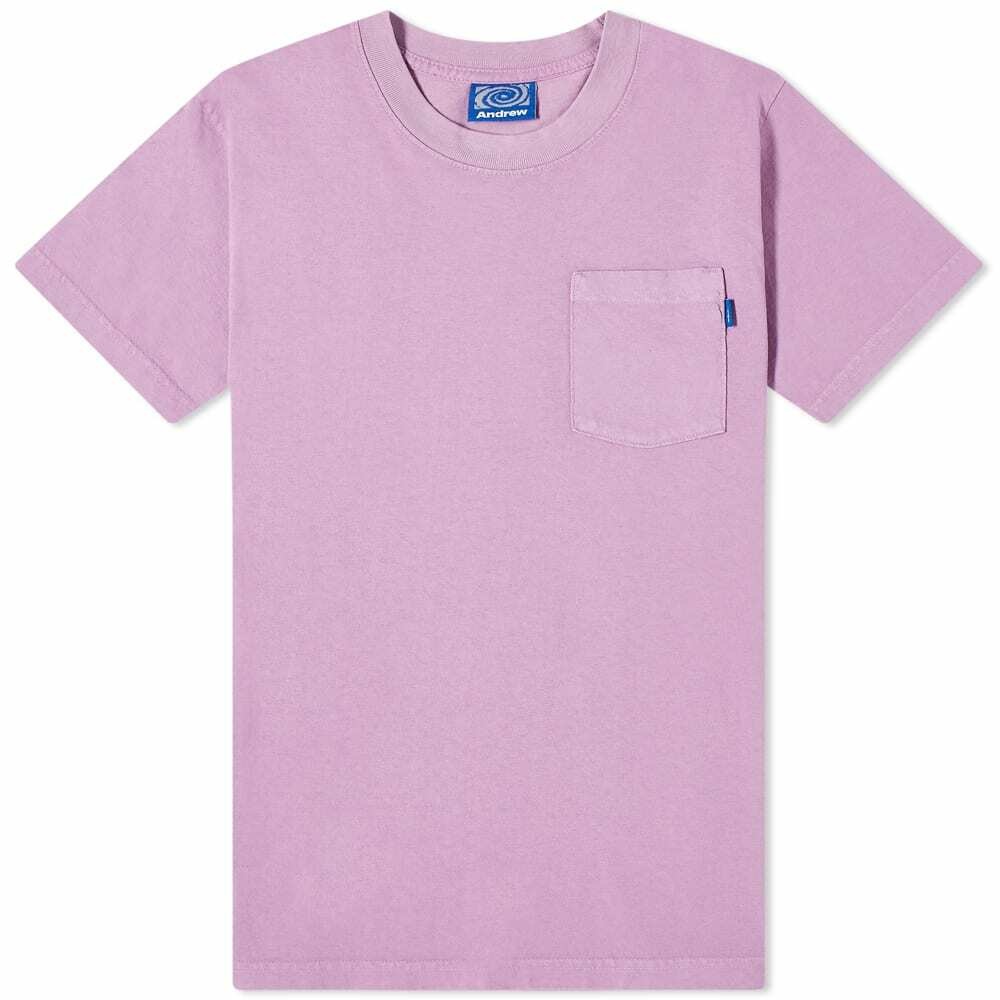 Photo: Andrew Men's Pocket T-Shirt in Lavender