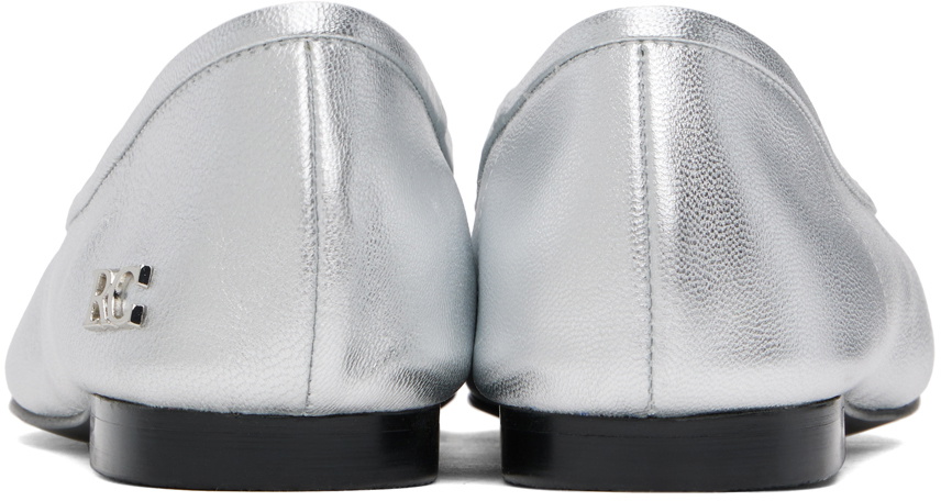 Recto Silver Katharina Ballerina Flats Recto