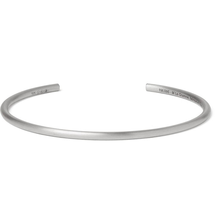 Photo: Le Gramme - Le 7 Brushed Sterling Silver Cuff - Silver