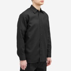Jil Sander Men's Heavy Cotton Shirt in Black