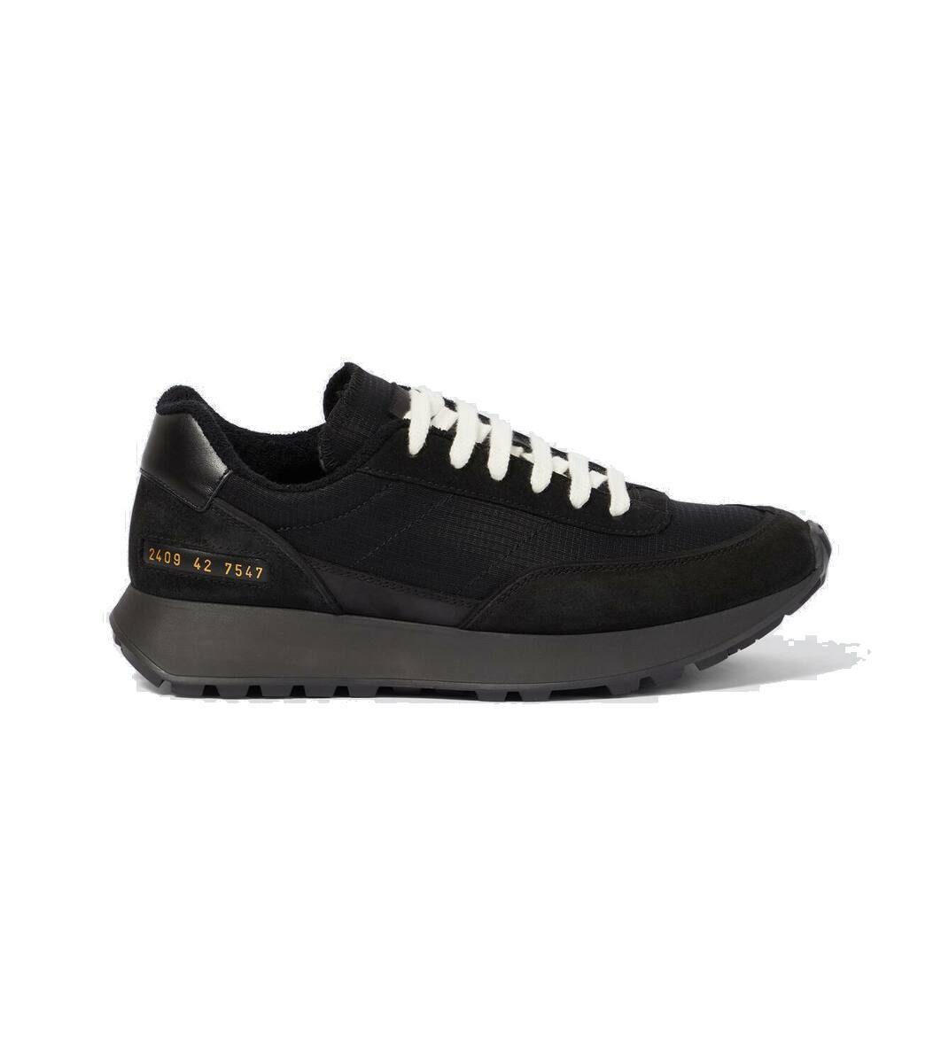 Baskets Common Projects Track Blanches - Taille 40 EUR - Cuir Et Mesh - Neuves Avec Boîte - Fabriqué En Italie