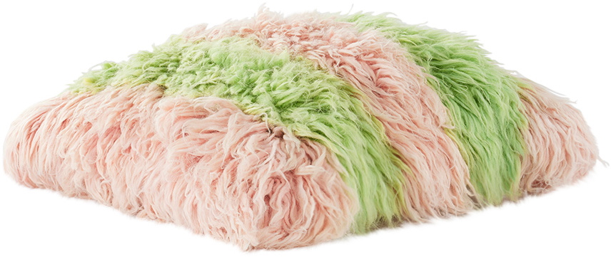 Mush Studios Pink & Green 'The Pinched' Cushion