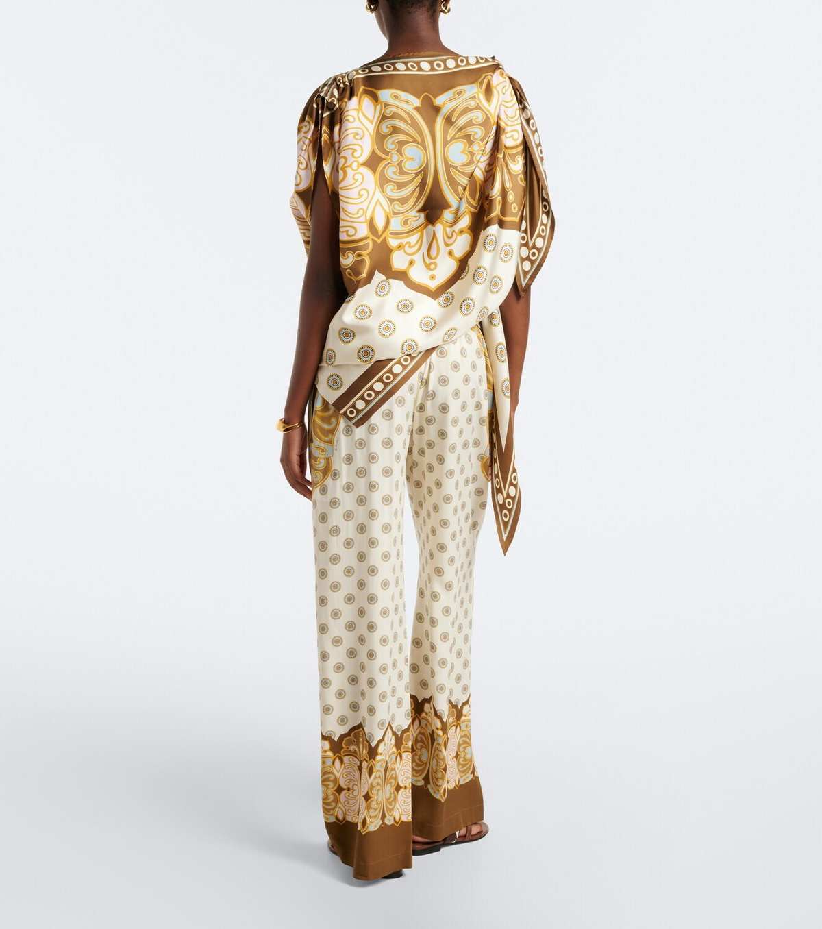 La DoubleJ Club printed wide-leg pants