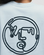 ØLÅF NOSTALGIA FACE CREWNECK Blue Womens Sweatshirt