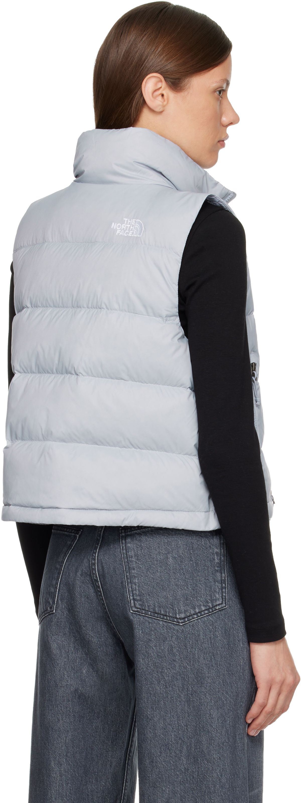 The North Face Gray Hydrenalite A-Line Down Vest