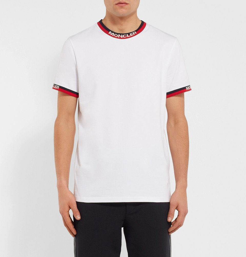 Moncler Men's Stretch Cotton Jersey T-Shirt