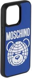 Moschino Blue Teddy iPhone 13 Pro Case
