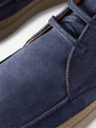 Mr P. - Larry Regenerated Suede by evolo Chukka Boots - Blue