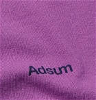 Adsum - Logo-Print Cotton-Jersey T-Shirt - Purple