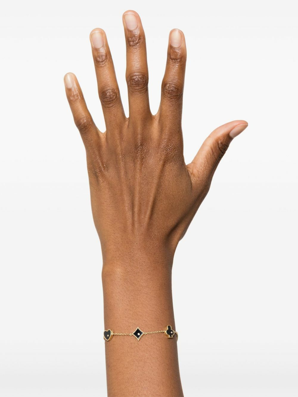 【YVONNE LEON】18-karat gold diamond ブレスレット Yvonne Léon 9K Gold Casino Diamond And Onyx Bracelet Yvonne Leon