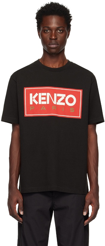 Photo: Kenzo Black Kenzo Paris Crewneck T-Shirt