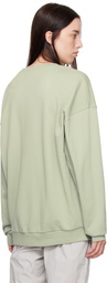 Nike Green Oversized French Terry Crewneck Sweatshirt