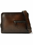 Berluti - Scritto Venezia Textured-Leather Messenger Bag