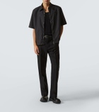 Givenchy 4G zip-up bowling shirt