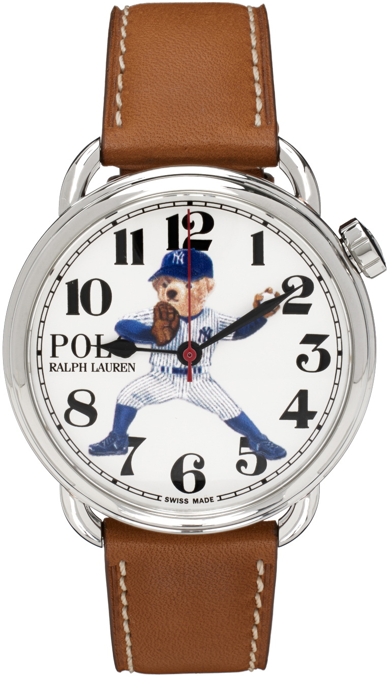 Ralph Lauren 50th Anniversary Polo Bear NY Yankees 42 MM