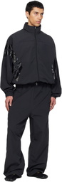 VETEMENTS Black Taped Track Pants