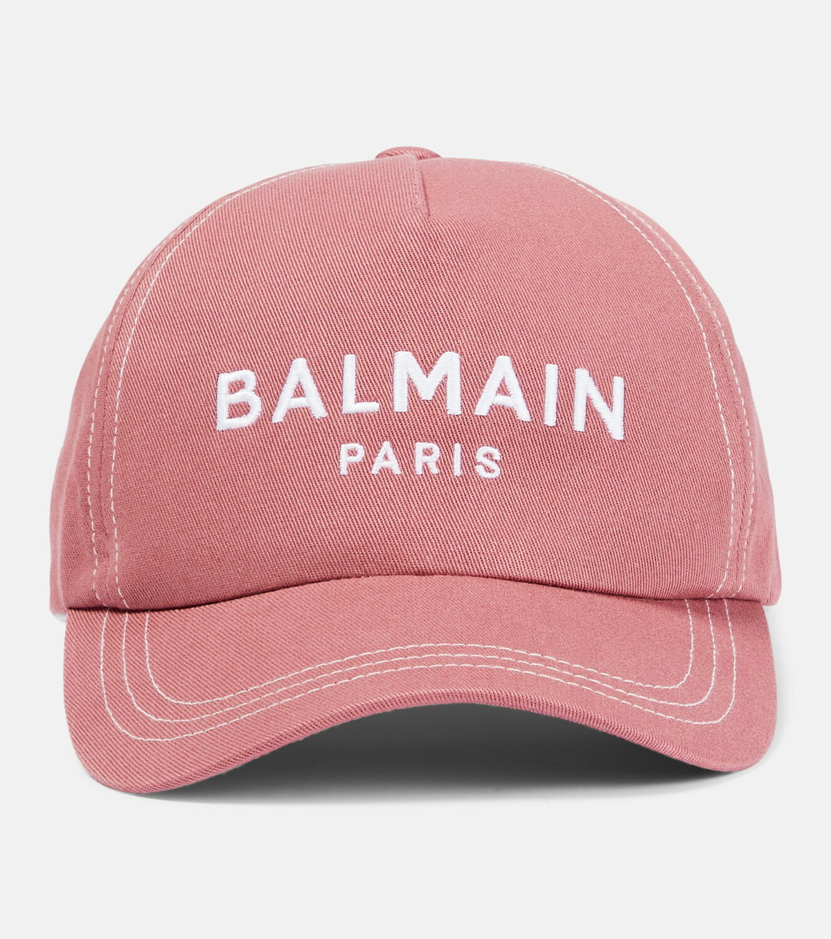 Balmain Logo Cotton Baseball Cap Balmain 0335