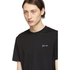 Givenchy Black Slim Script Logo T-Shirt