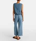 Velvet Celine linen wide-leg pants