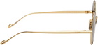 Loewe Gold Metal Frame Round Sunglasses