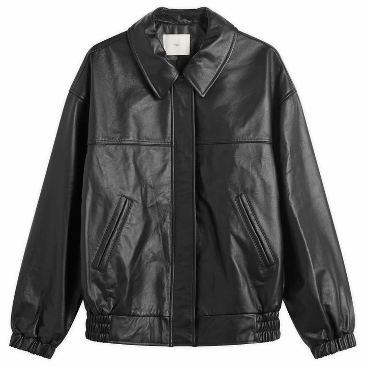 Photo: Kijun Women's Leather Jacket in Black 