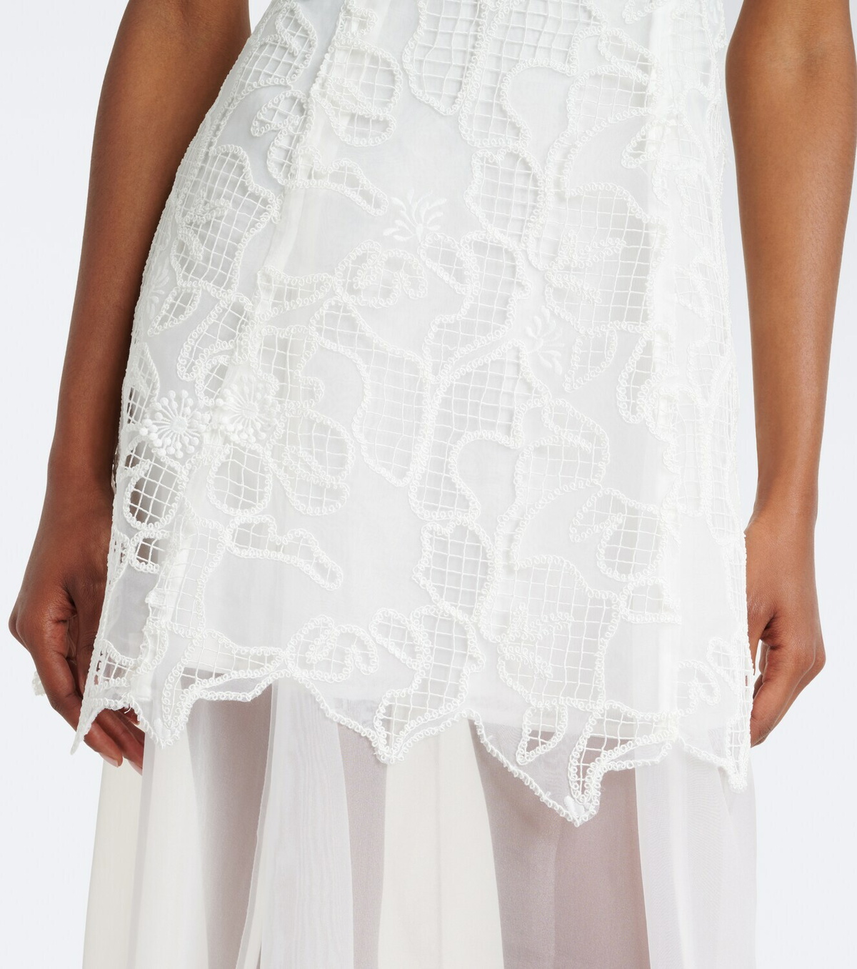 Simkhai Rennis organza bustier gown
