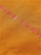 Nike Running - Trail Logo-Print GORE-TEX INFINIUM™ Hooded Jacket - Yellow