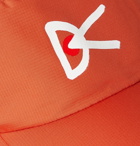 DISTRICT VISION - Logo-Print Ripstop-Shell Cap - Red