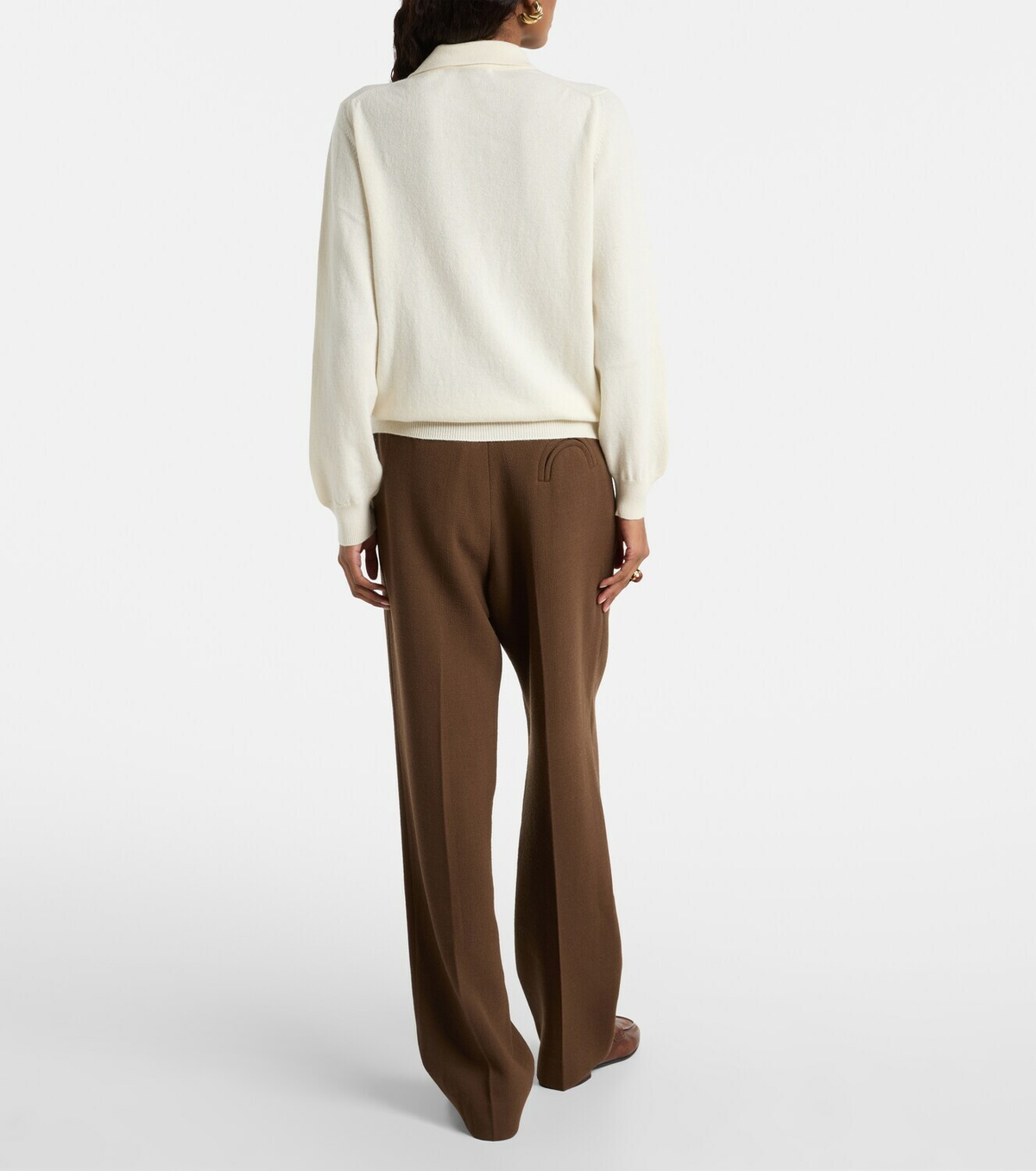 Blazé Milano Highland wool and cashmere polo sweater