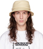 Jacquemus Beige 'Le Bob Mentalo' Bucket Hat