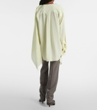 Calvin Klein Collection Kiki draped silk blouse