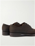 Edward Green - Leith Suede Derby Shoes - Brown