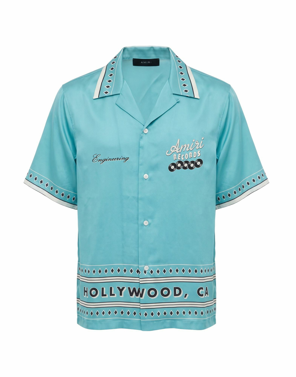 Amiri Mens Shirt Turquoise