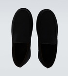 Zegna - Felted wool shearling-lined slippers