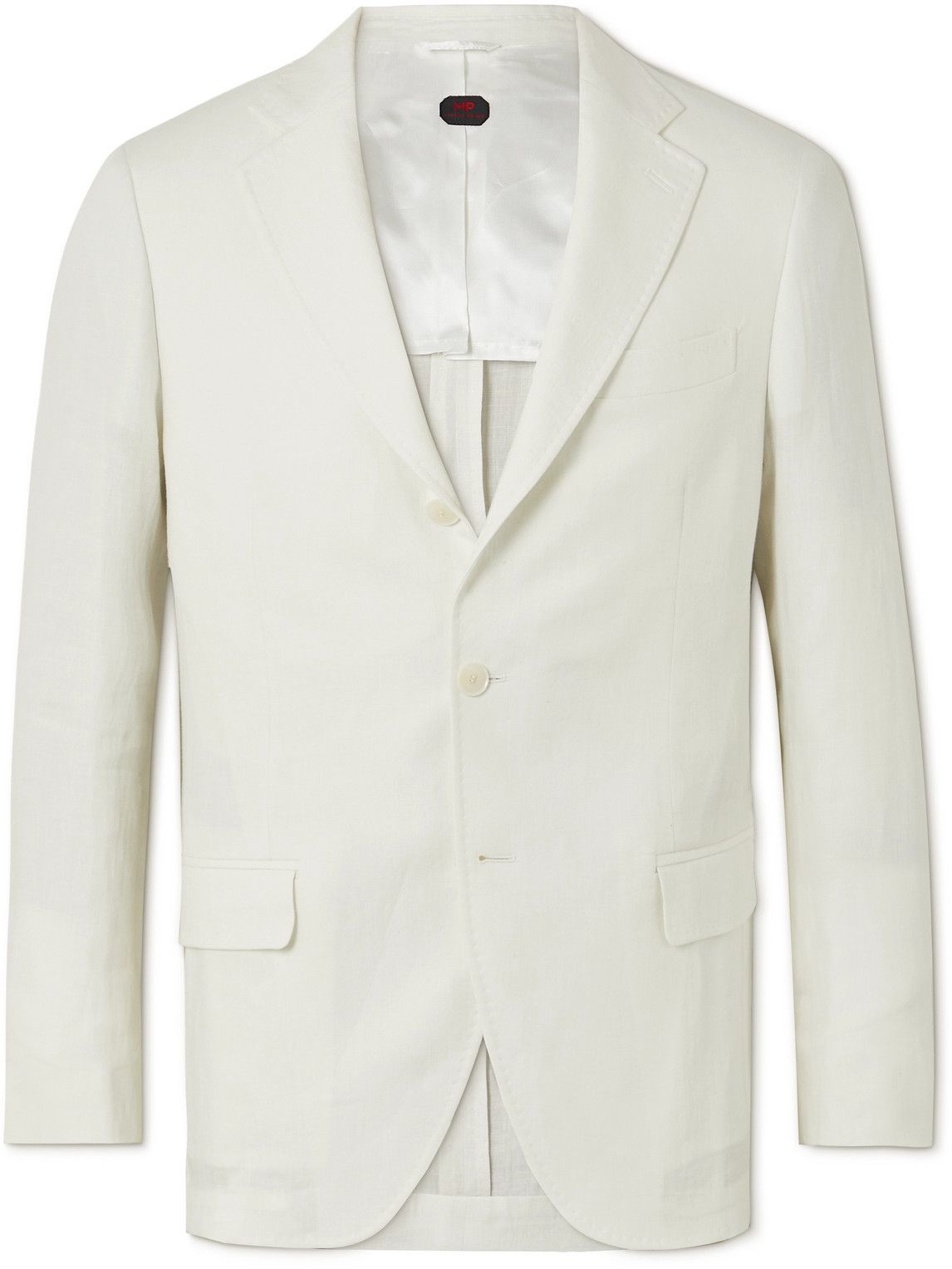 MP Massimo Piombo - Unstructured Linen Blazer - Neutrals